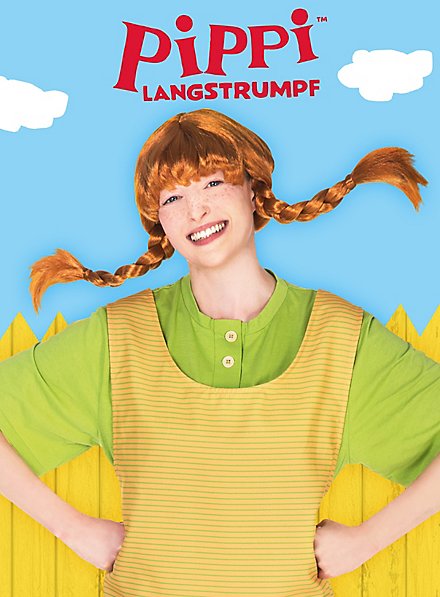 Pippi Longstocking Wig maskworld